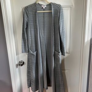 Lularoe textured gray Sarah